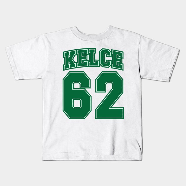 Jason Daniel Kelce Philadelphia v4 Kids T-Shirt by Emma